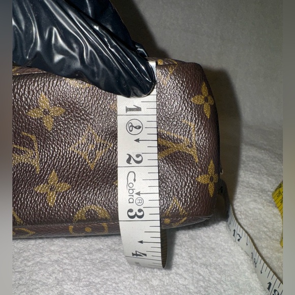 Louis Vuitton Vintage Cosmetic Pouch Bag TrousseToilette 28 Brown Monogram - Picture 16 of 16